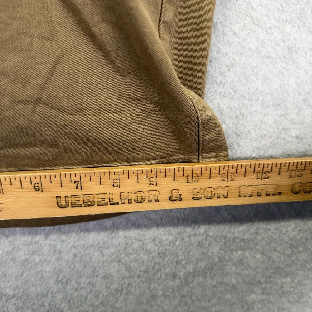 Flint And Tinder Shorts Mens 34 Brown Chino Stretch 7in Casual Summer Classic